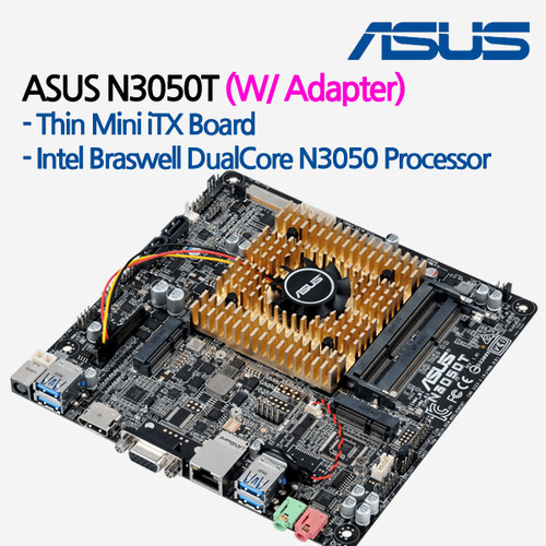 Asus N3050T Thin Mini iTX Board (아답터 포함)